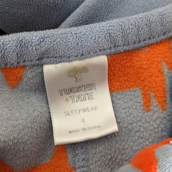 Tucker + Tate Fox Sleeper Footie PJ Pajama 4 - Picture 5 of 6